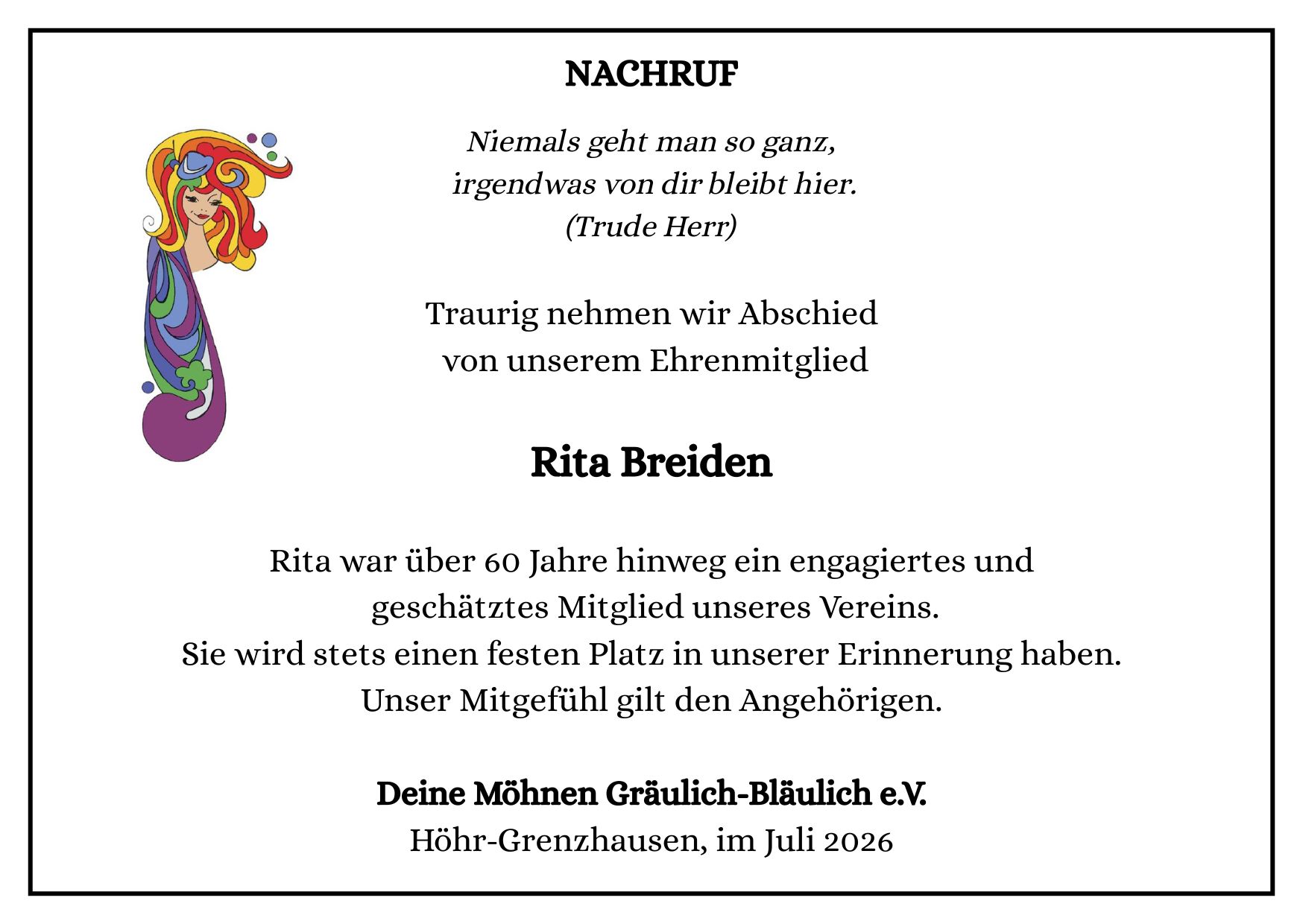 Nachruf